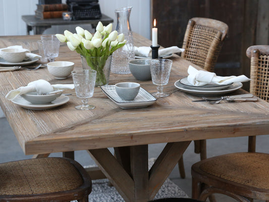 Table à manger en bois recyclé 200 cm