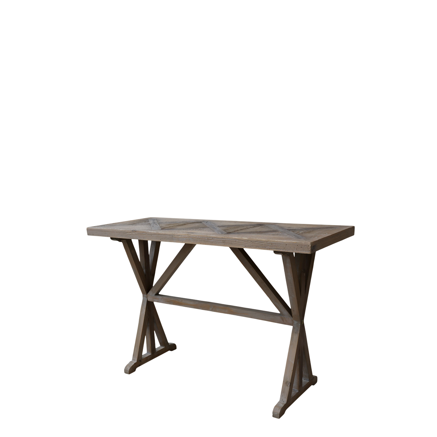 Table / console en bois recyclé