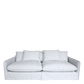 Canapé Malo Lin 5 Oreillers 220x95x75 cm Bleu