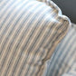 Canapé Malo Lin 5 Oreillers 220x95x75 cm Bleu