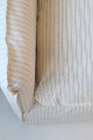 Canapé Lin Malo 5 Oreillers 220x95x75 cm Naturel