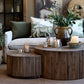 Table Basse Set de 2 Chic Antique H31xD63,5 cm