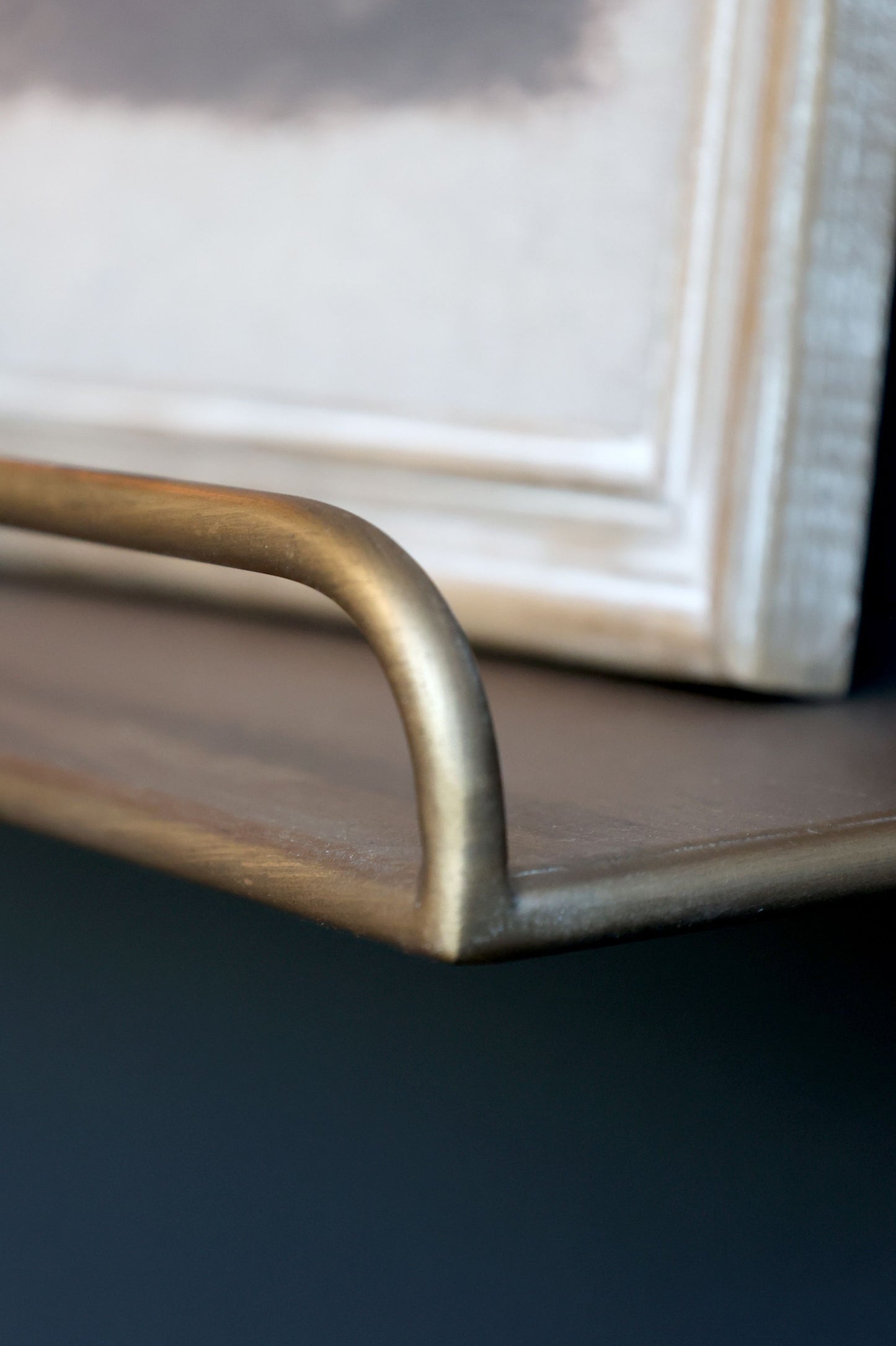 Étagère antique laiton GM