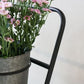 Étagère pour Fleurs Chic Antique 9 Cache-Pots 127x61x53 cm Zinc Antique