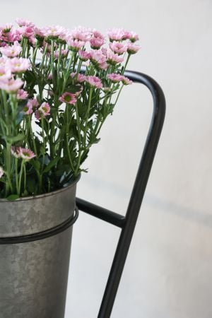Étagère pour Fleurs Chic Antique 9 Cache-Pots 127x61x53 cm Zinc Antique