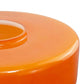 Lampe à poser verre coloré orange style rétro