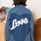 Veste en Jean LOVE
