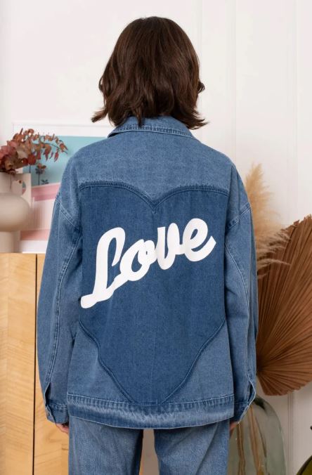 Veste en Jean LOVE