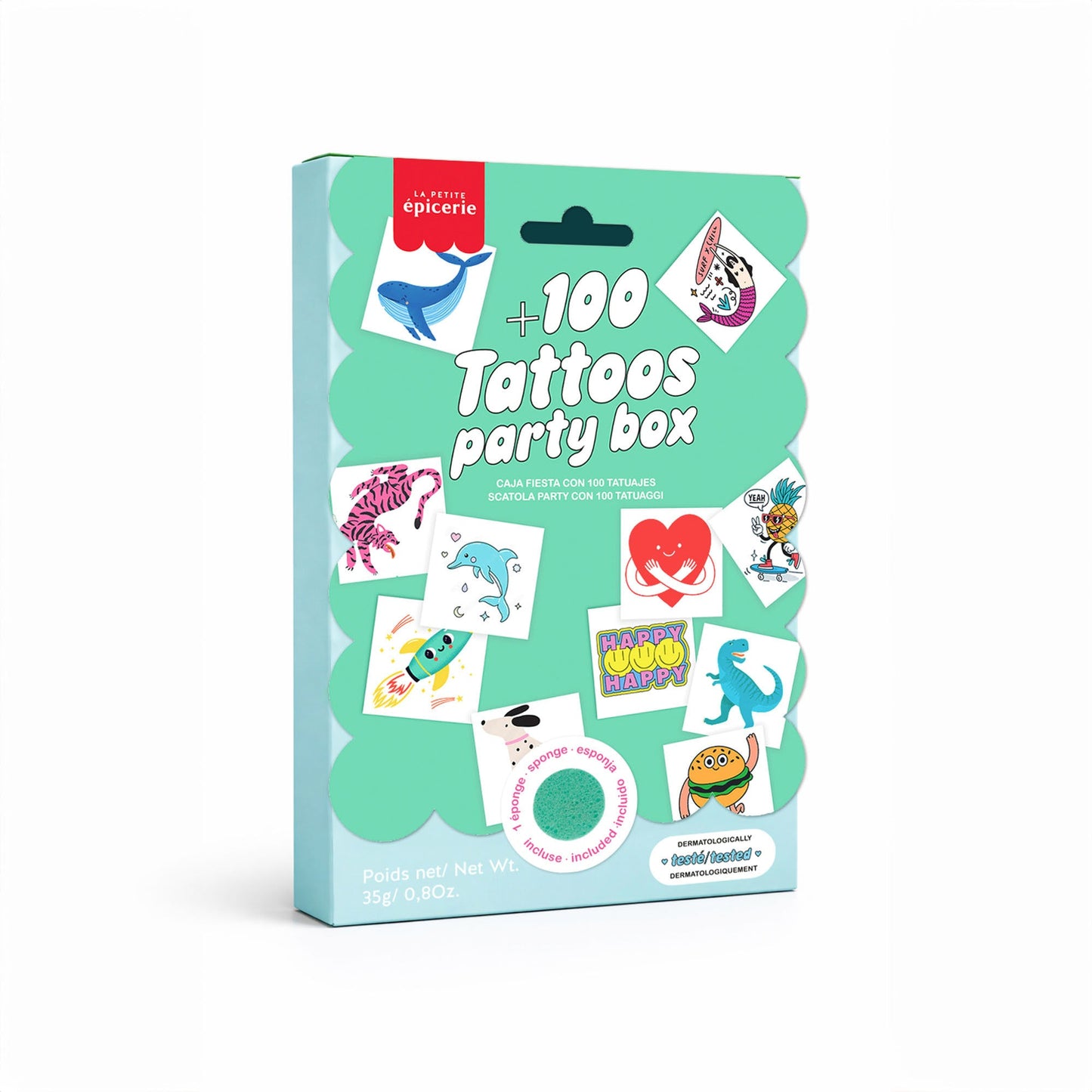 Tattoos Party Box 100 Tatouages Temporaires B2B LPE