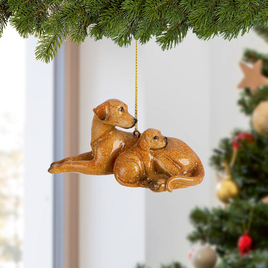 Décoration suspension pour sapin "Labrador"