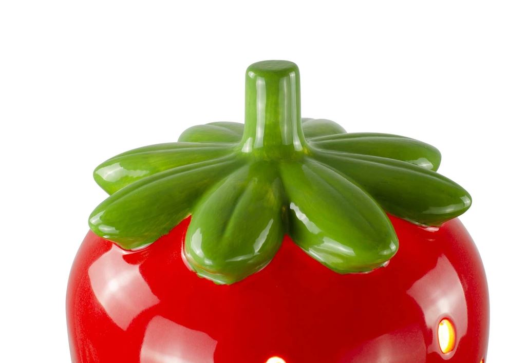Lampe à poser en céramique "fraise"