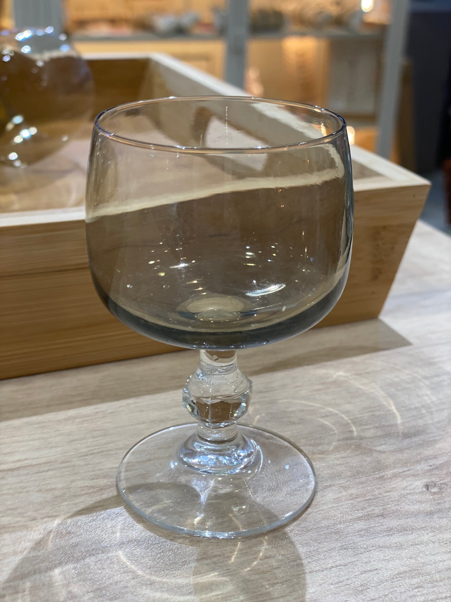 Lot de 8 verres à pied fumés - Luminarc Vintage