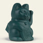 Mini lucky cat solaire vert 'famille'