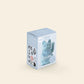 Mini lucky cat solaire bleu 'tendresse'