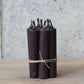 LOT DE 5 Bougies "Diner" COURTES - NOIR