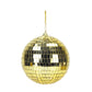 Boule Disco jaune Gold 10 cm