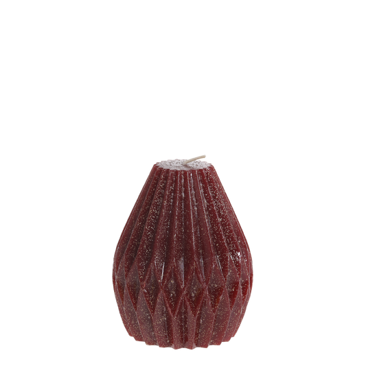 Bougie Pilier diamond avec paillettes