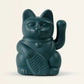 Mini lucky cat solaire vert 'famille'