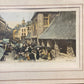 Illustration Auray la vieille halle jour de marché