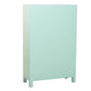 Commode Sapin MDF 63x27x101 cm Vert Menthe
