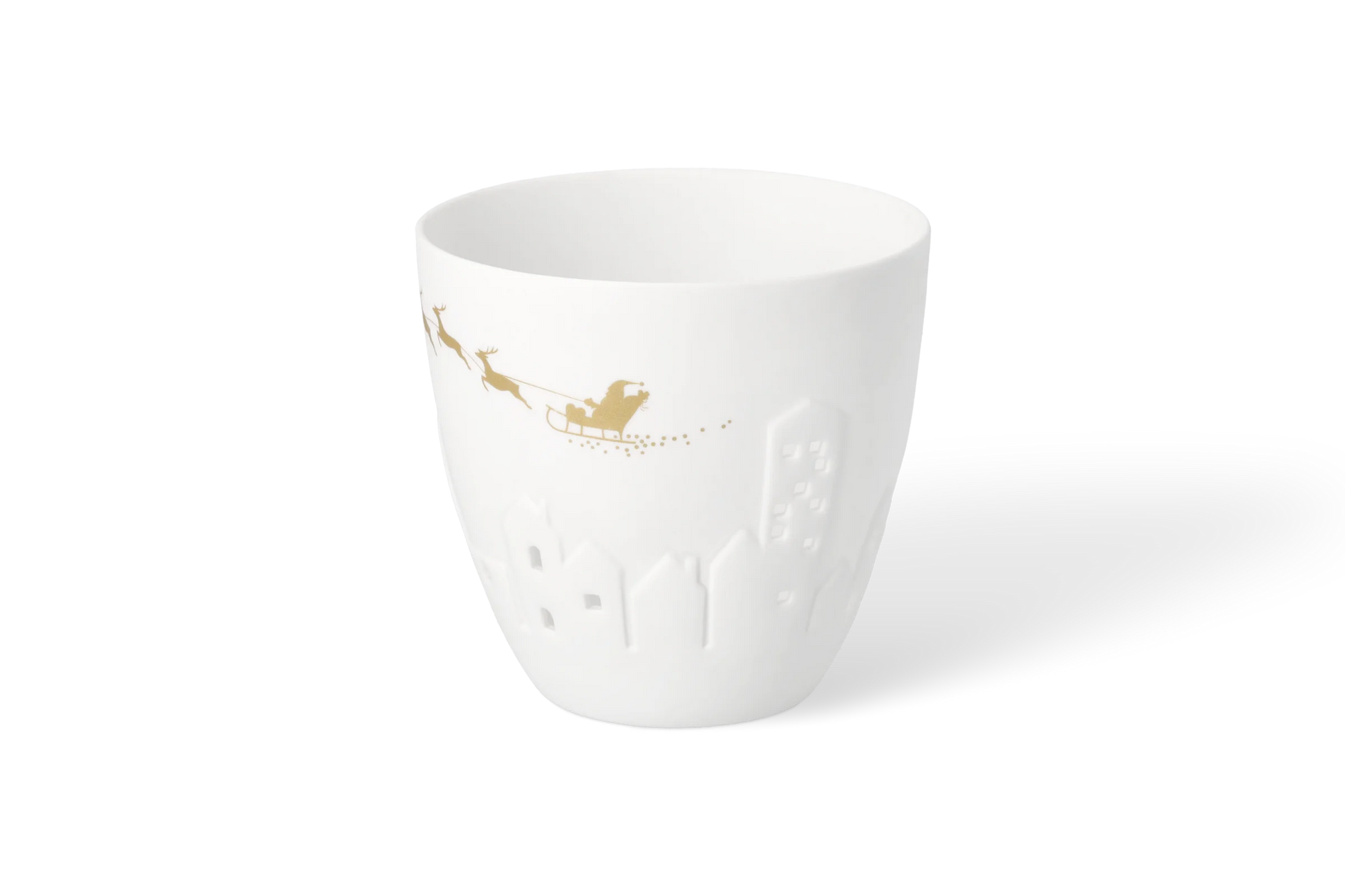 Porte-Bougie Poésie Père Noël Porcelaine Blanche räder 89935