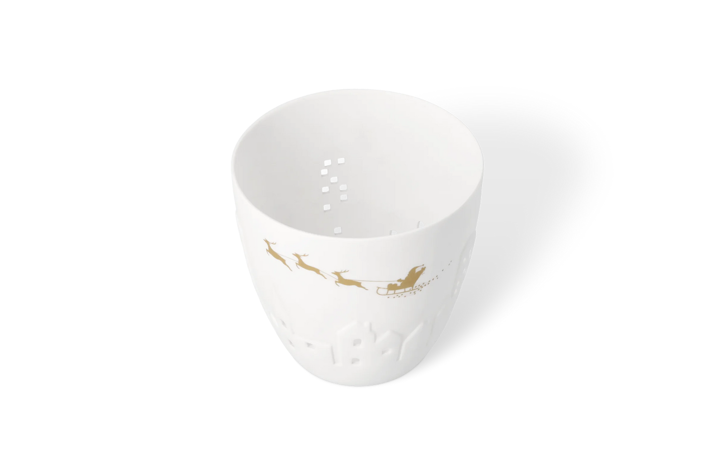 Porte-Bougie Poésie Père Noël Porcelaine Blanche räder 89935