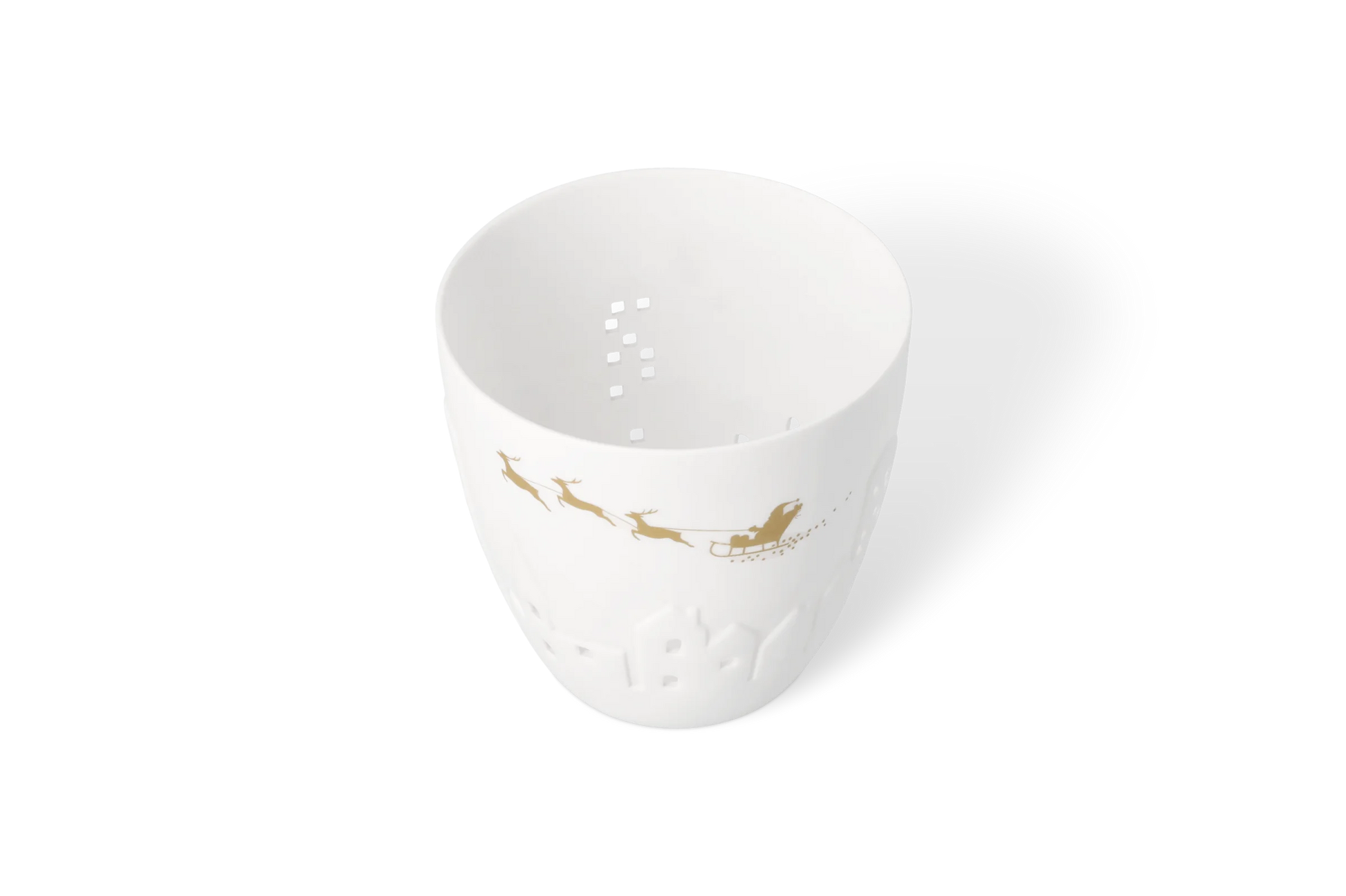 Porte-Bougie Poésie Père Noël Porcelaine Blanche räder 89935