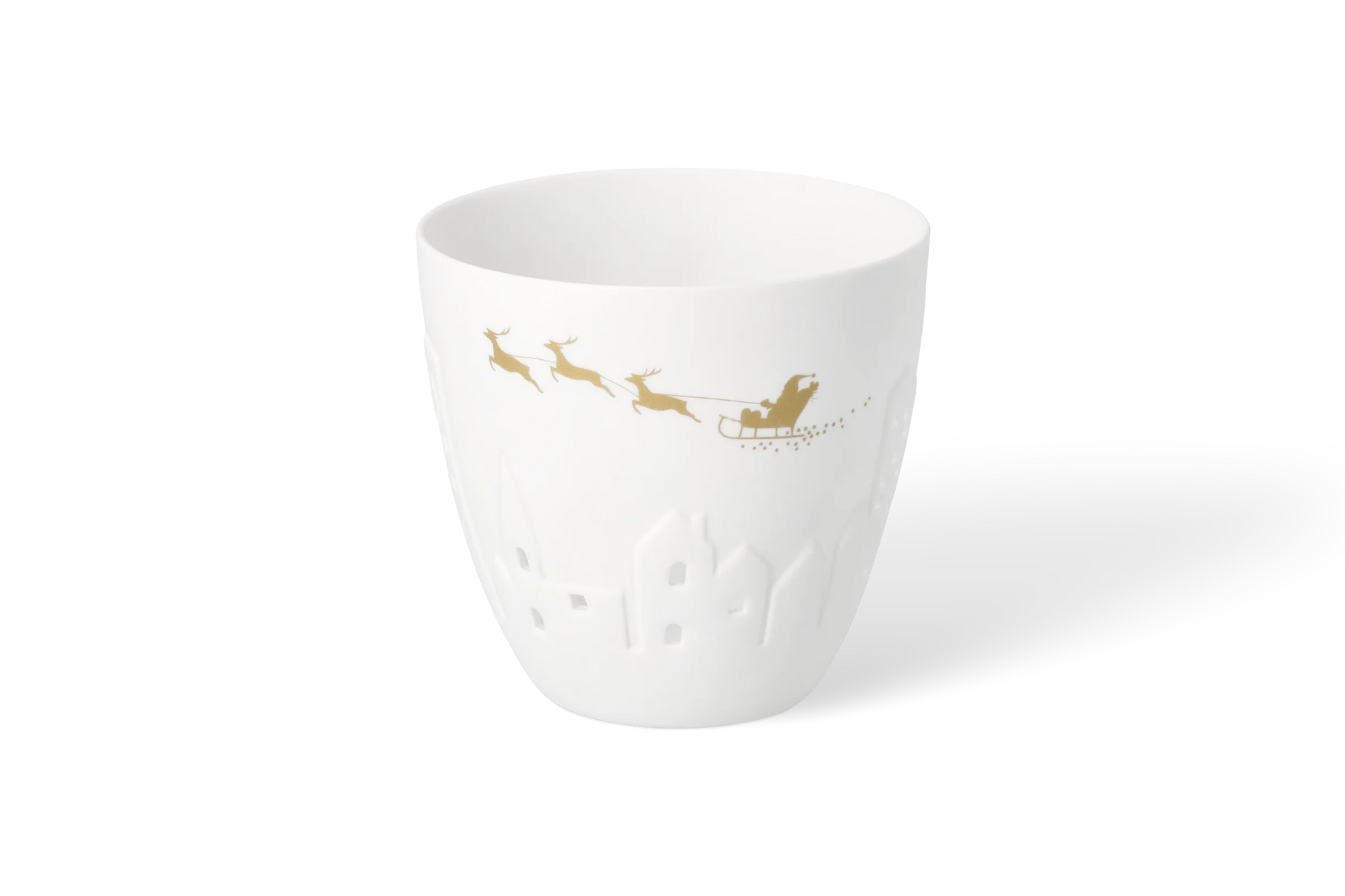 Porte-Bougie Poésie Père Noël Porcelaine Blanche räder 89935
