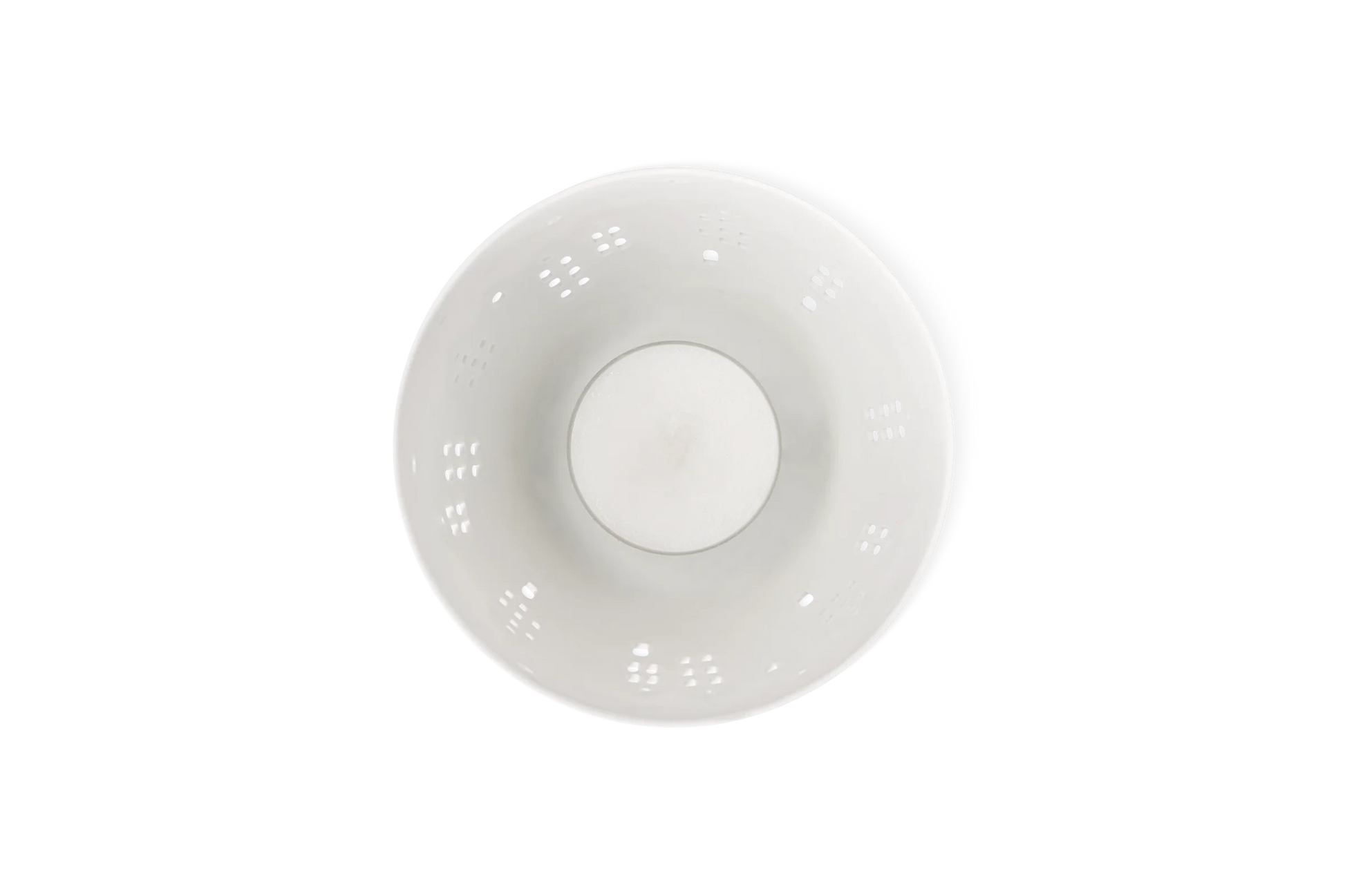 Grand Porte-Bougie Poésie Maisons Porcelaine Blanche räder 92227