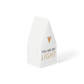 Maison Lumineuse LED Porcelaine Blanche You Are My Light räder 92507