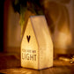 Maison Lumineuse LED Porcelaine Blanche You Are My Light räder 92507