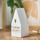 Maison Lumineuse LED Porcelaine Blanche You Are My Light räder 92507
