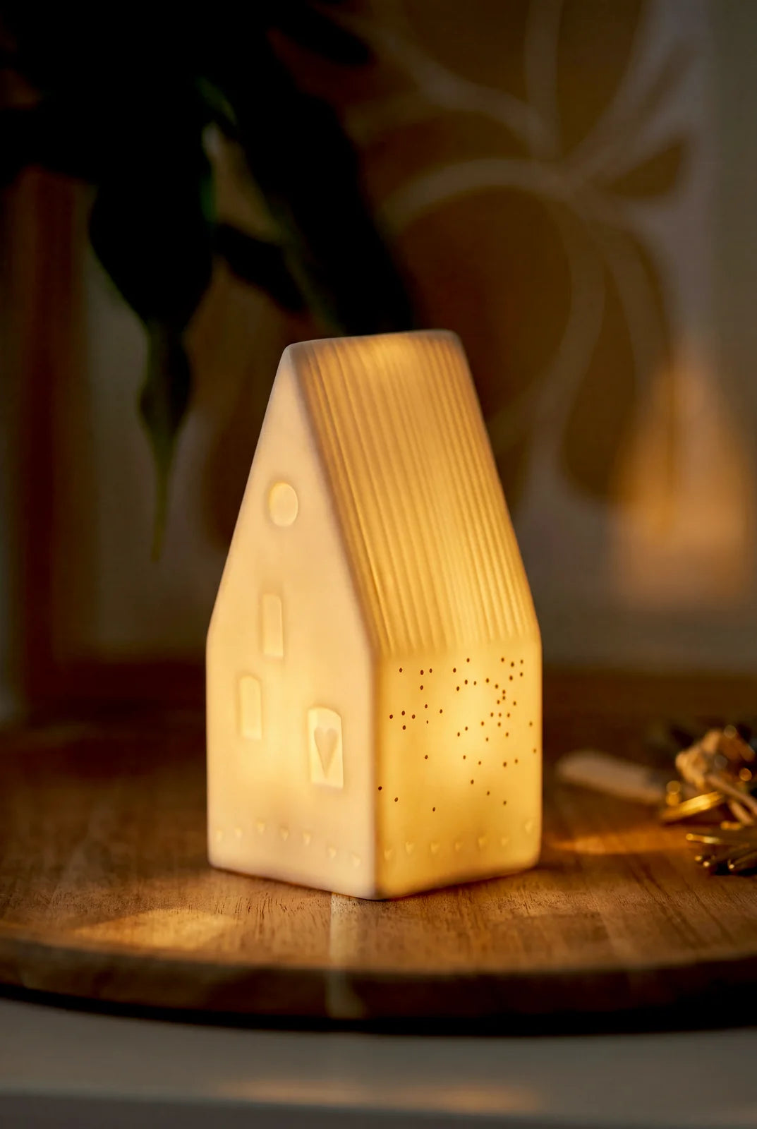 Maison Lumineuse LED Porcelaine Blanche You Are My Light räder 92507