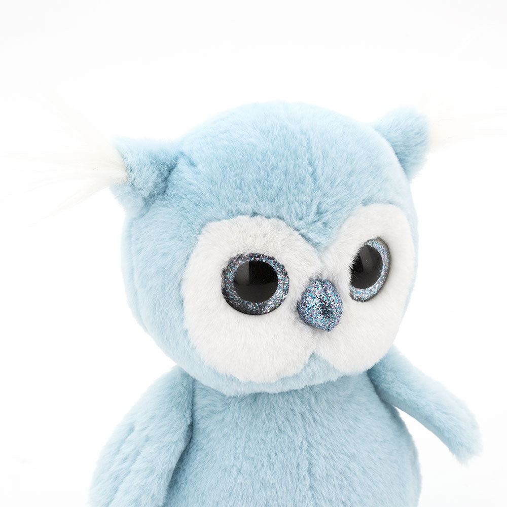 PELUCHE PETIT HIBOUX BLEU