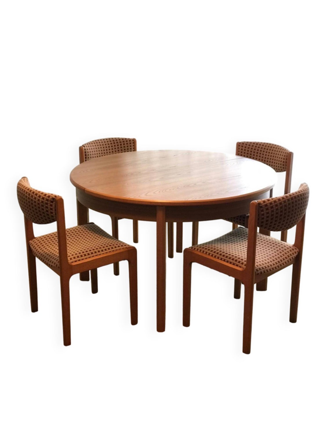 Table ronde vintage + 4 chaises