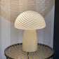 Lampe à poser en verre 'champignon'