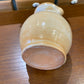 Pichet carafe en terre cuite décor fleurs