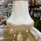 Grande lampe ancienne pied albâtre
