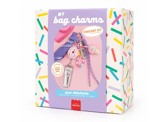 Kit DIY Crochet Bag Charms Pop Mood La Petite Epicerie