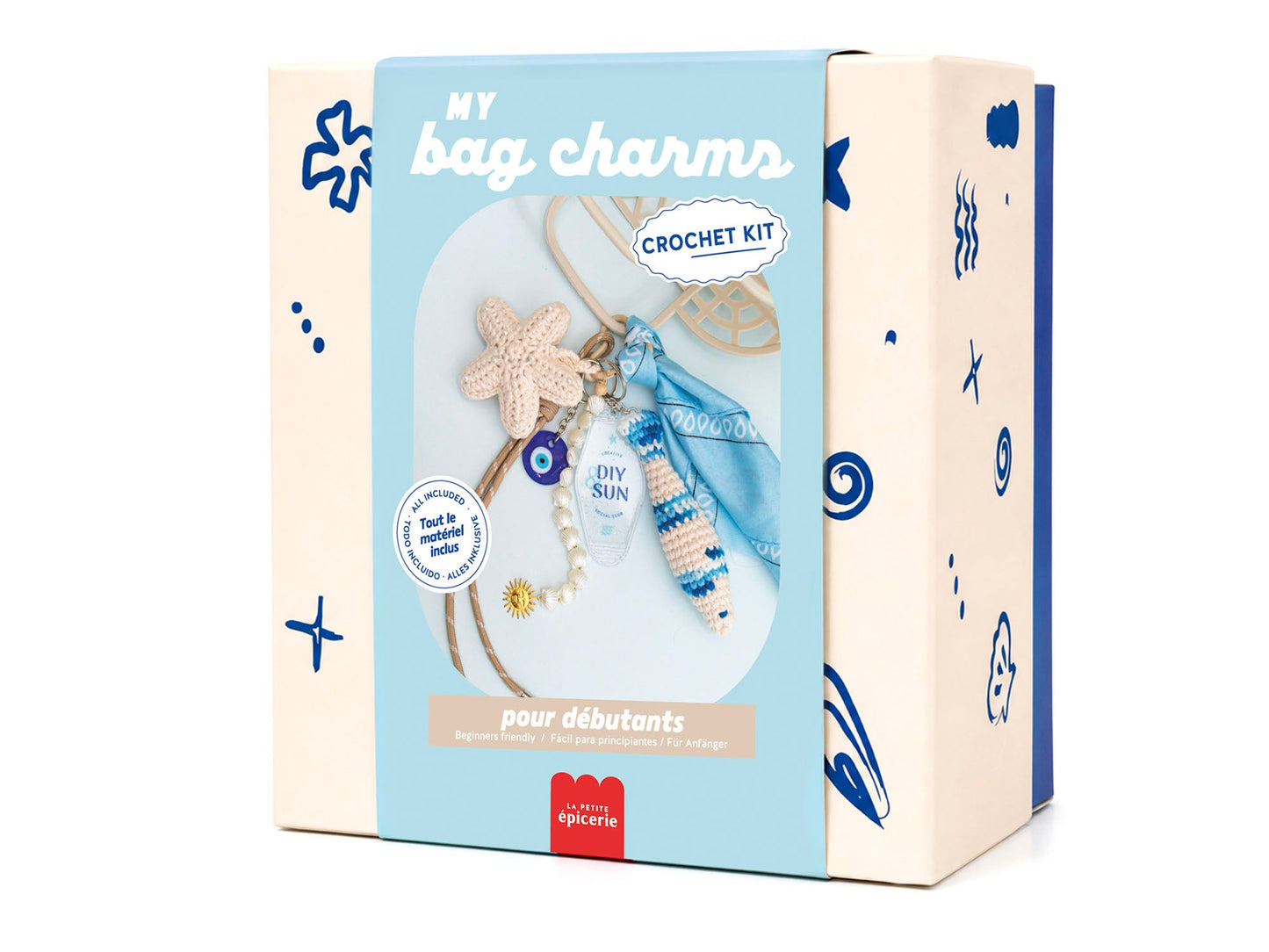 Kit DIY Crochet Bag Charms Vitamine Sea La Petite Epicerie