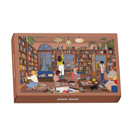 Puzzle Book Nook 99 Pièces Piecely