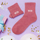 Chaussettes paillettes "WESH"