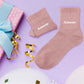 Chaussettes paillettes enfant "amour" taille 30-35