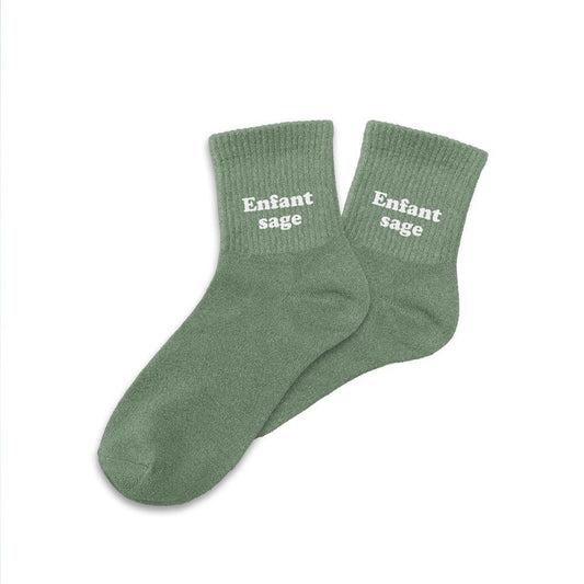 Chaussettes paillettes enfant "enfant sage" taille 30-35