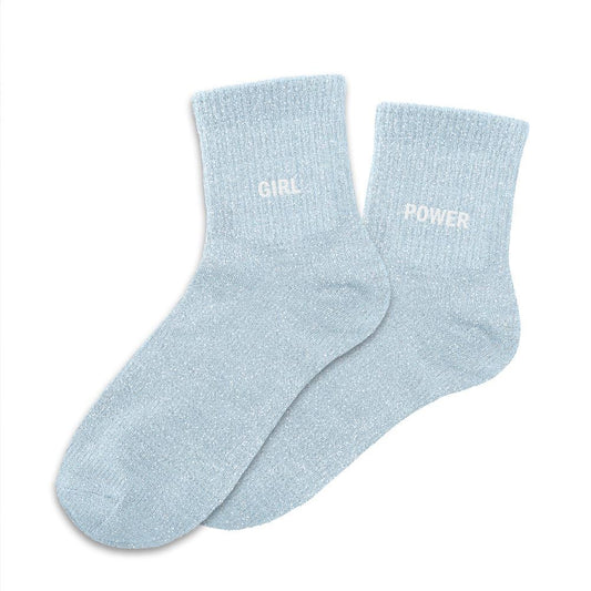Chaussettes paillettes duo "GIRL POWER"