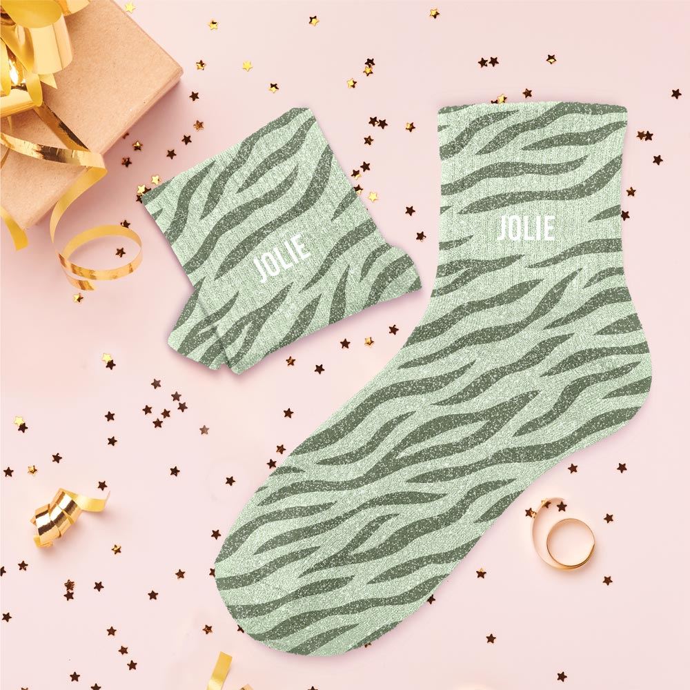Chaussettes paillettes "jolie"