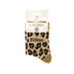 Chaussettes paillettes léopard "féline"