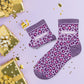 Chaussettes paillettes léopard "princesse"