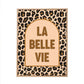 Toile Tuftee "la belle vie" - 30x40 cm