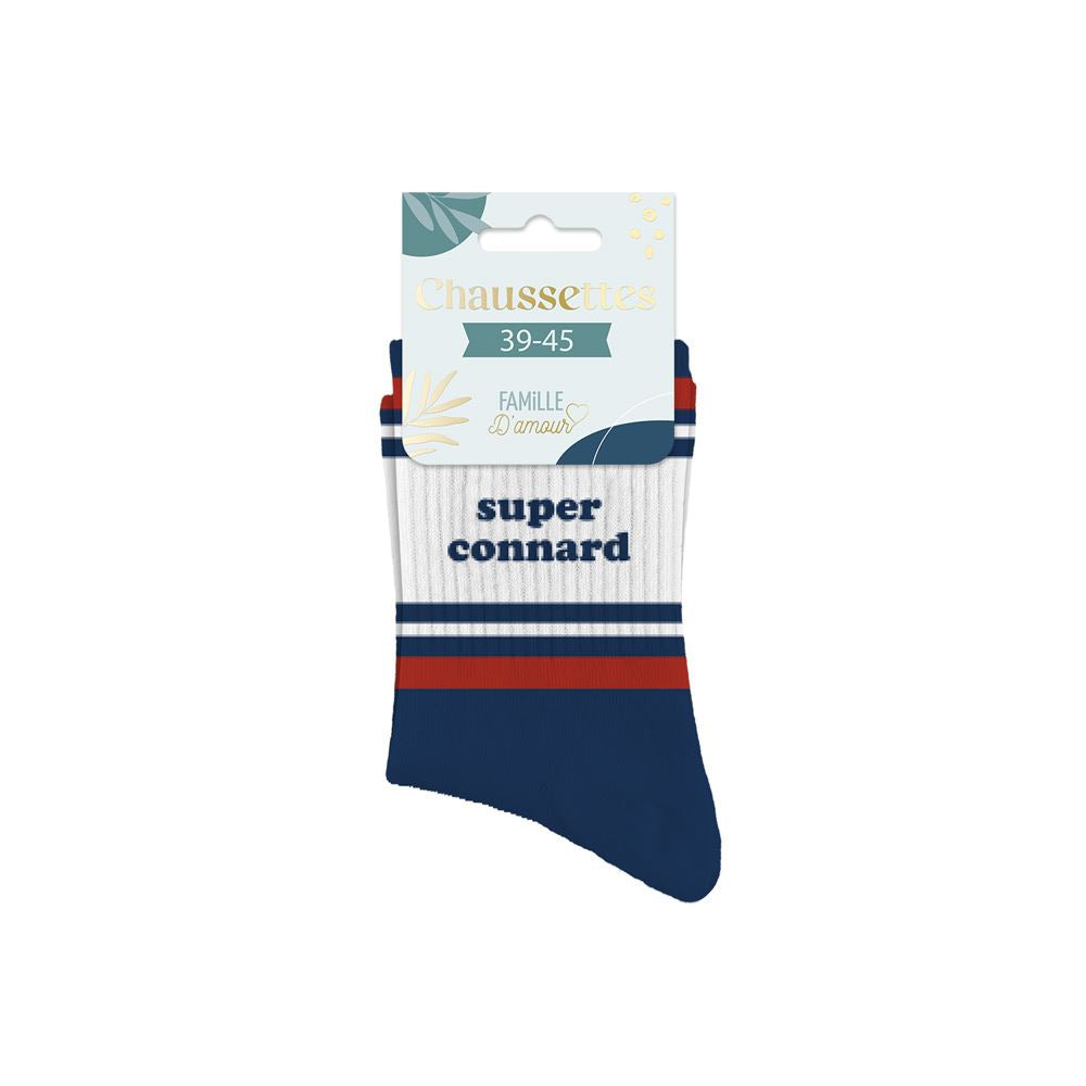 Chaussettes "super connard"